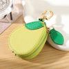 Frucht-Anhänger Münzbörse Mini-Schlüsselanhänger Geldbörse Unisex-Stil Niedliche Reißverschlusstasche Geschenk Frucht-Themen-Accessoire