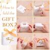 10 Pack Thank You Gift Bags Kraft Paper Material Candy Treat Boxes Mini Gift Bags  Christmas Gift