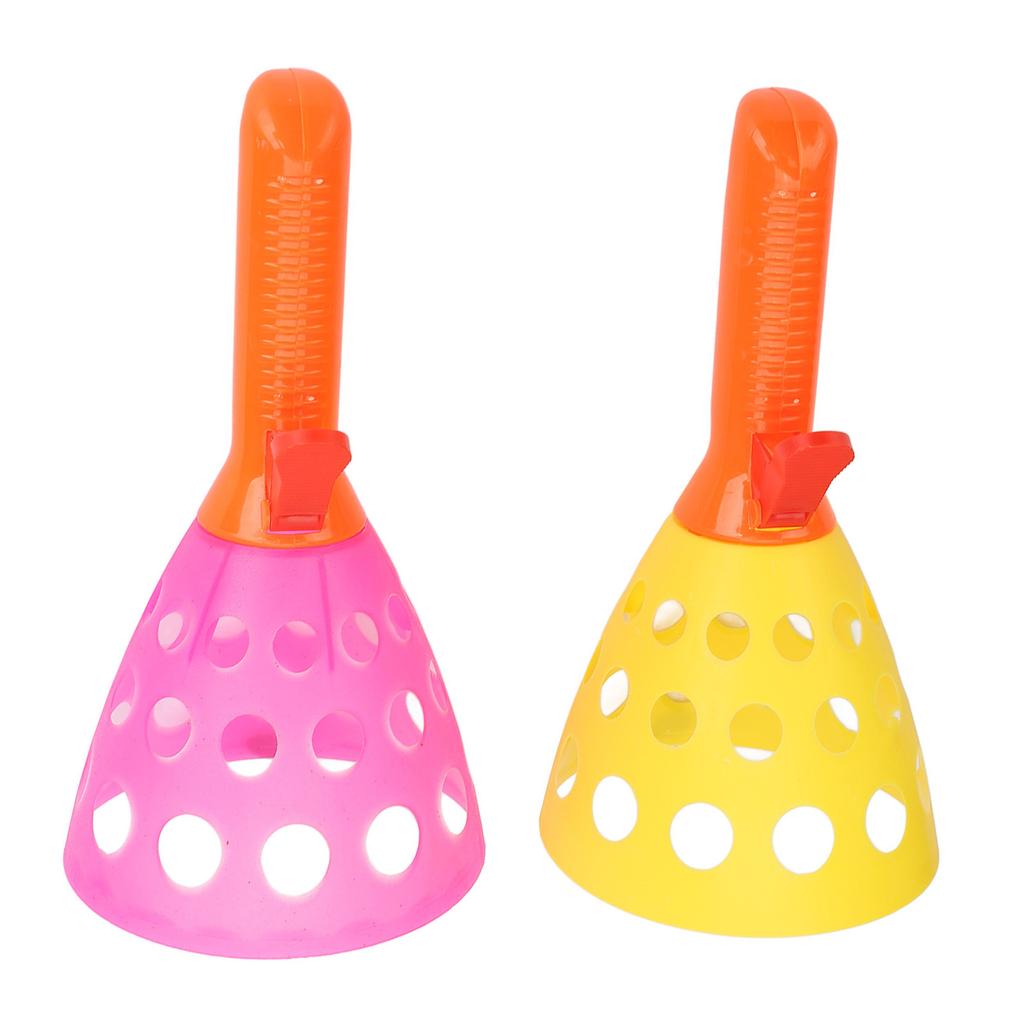 Pop Catch Ball Game Training Sensory Interactive Improves Motor Skills Ball Catch Basket Game for Indoor Outdoor Yellow Pink