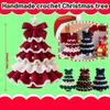 Handmade Crochet Christmas Tree – Knitted Holiday Decoration For Home, Tabletop, And Gift Giving