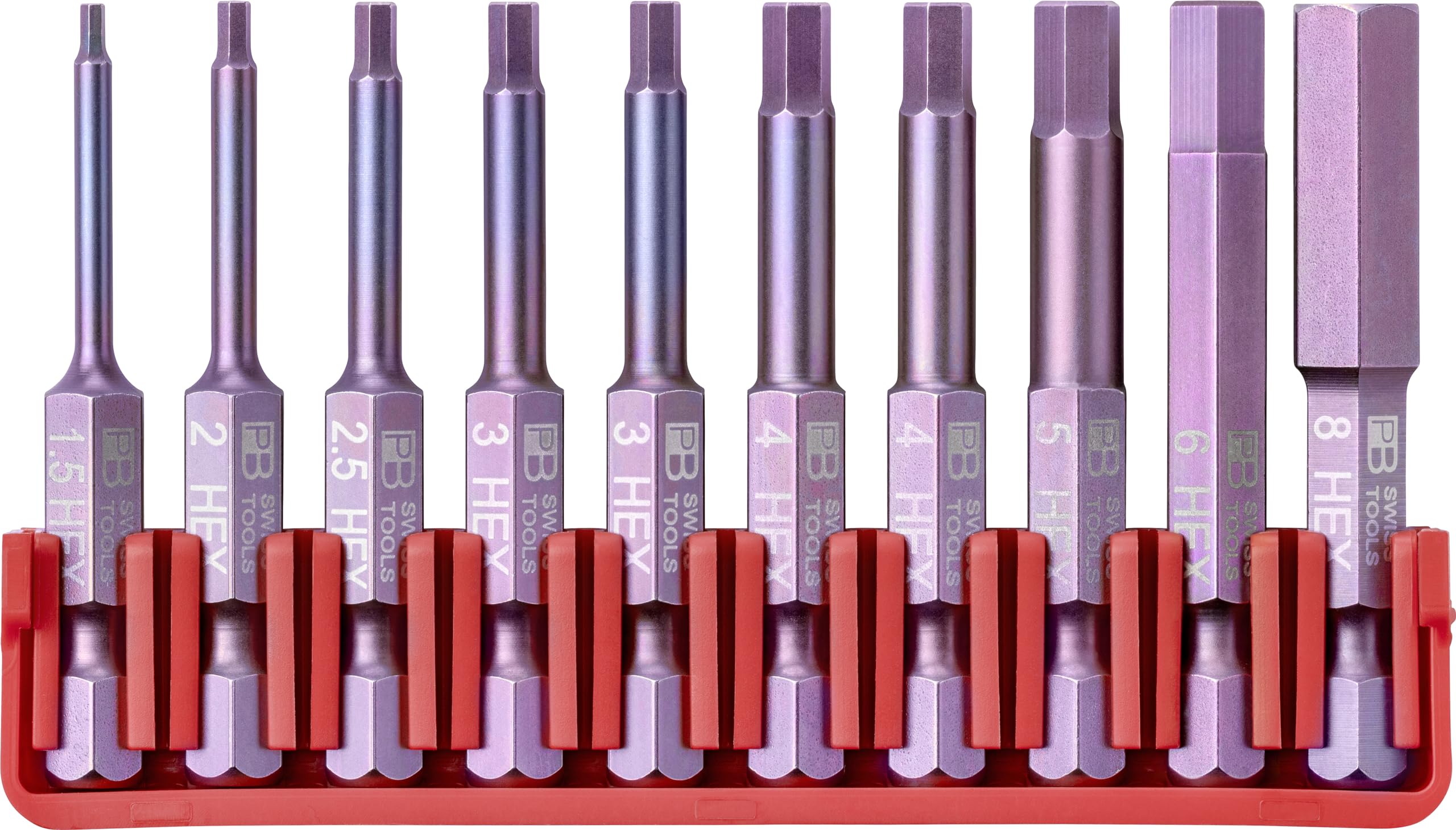 

PB Swiss Tools Bit Block Set E6-713 E6.713CN рожевий