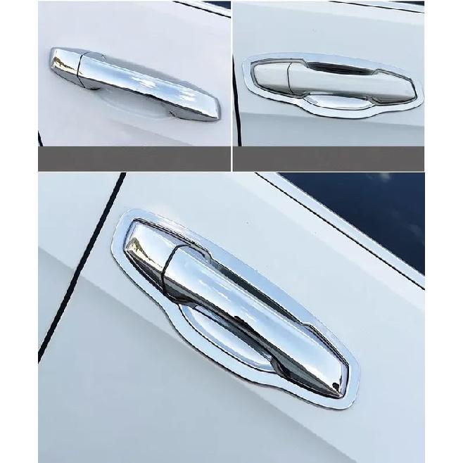 For Seat Leon MK3 2013 2014 2015 2016 2017 2018  Chrome Car Side Door Handle Cover Bowl Trim Sticker Styling Accessories