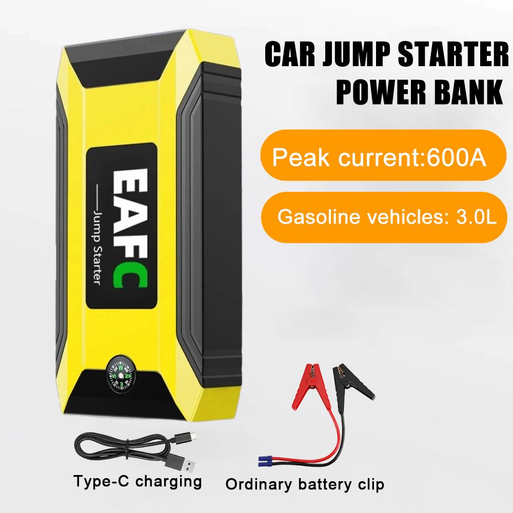 2000A/1200A/600A Car Jump Starter Device Power Bank for Car Battery Emergency Starting Petrol Diesel 12V Car Booster Starter