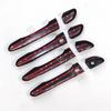 For Hyundai Tucson 2015 2016~ Glossy Black ABS Door Handle Cover car door handle protector trim Overlay Molding Garnish