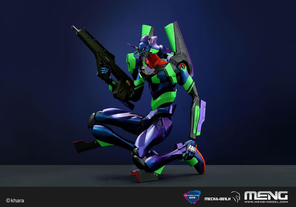 GSI Creos Monmodel Humanoid Decisive Artificial Human Evangelion Iridescent Approximately 47cm Plastic Model Kit General-Purpose Weapon, Unit-01 Ver.