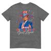 Make 4th Of July Great Again Patriotic Firework Donald Trump TShirt