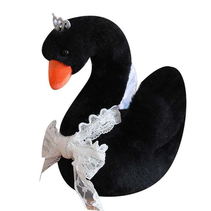 Short Plush Swan Stuffed Animal Toy Goose Sleeping Doll Room Decoration Gift Kid
