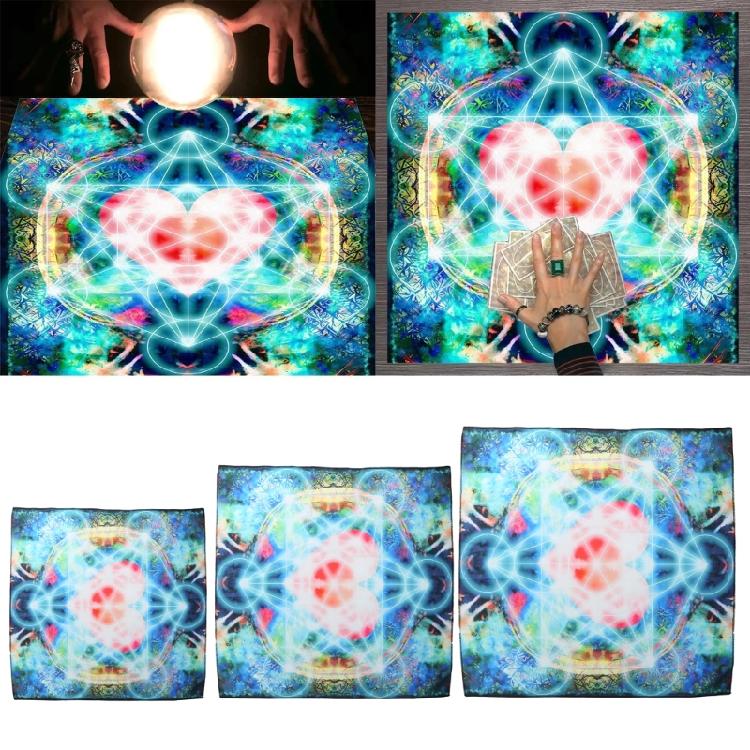 Metatron Heart Tarot Tablecloth Astrologys Witchcraft Deck Cloth Wall Decoration