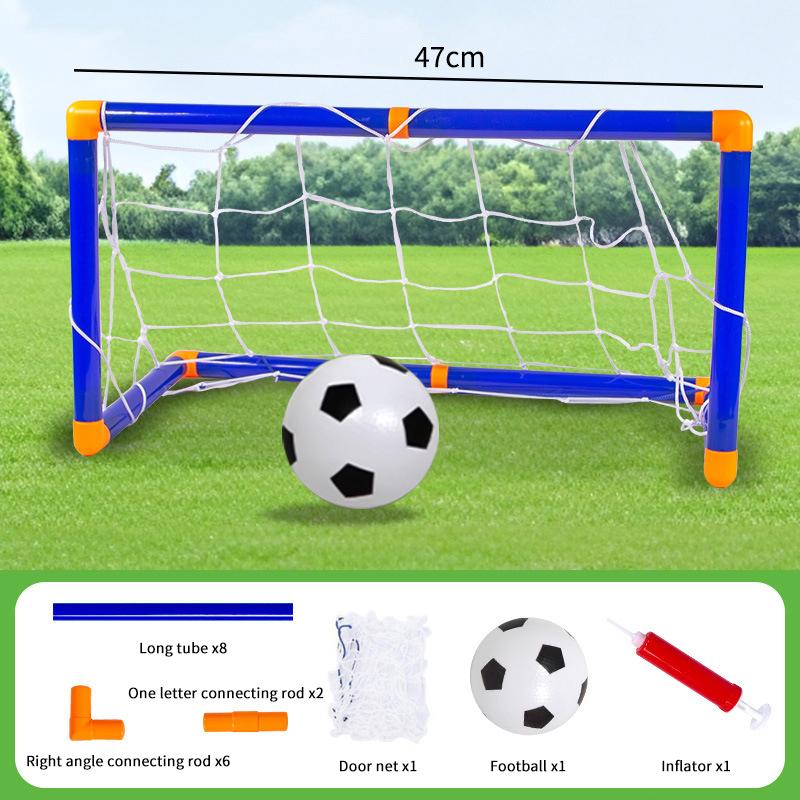 Portable Micro Soccer Goal Set (Net, Pump, Ball Included) | Lightweight Indoor/Outdoor Gear For Park & Beach Training 1Set