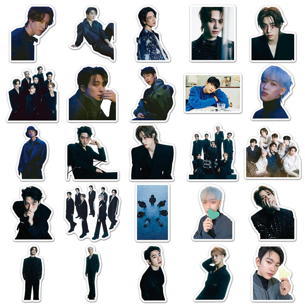 GOT7 Graffiti Stickers: 50-Piece Korean Boy Band Decorative Set for Phone Cases, Water Cups, Notebooks