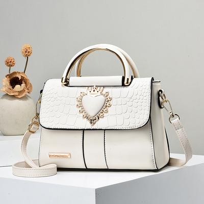 Stone Pattern Women's Bag Bag Solid Color Simple Handbag Texture Elegant Shoulder Bag Travel Wear Bags