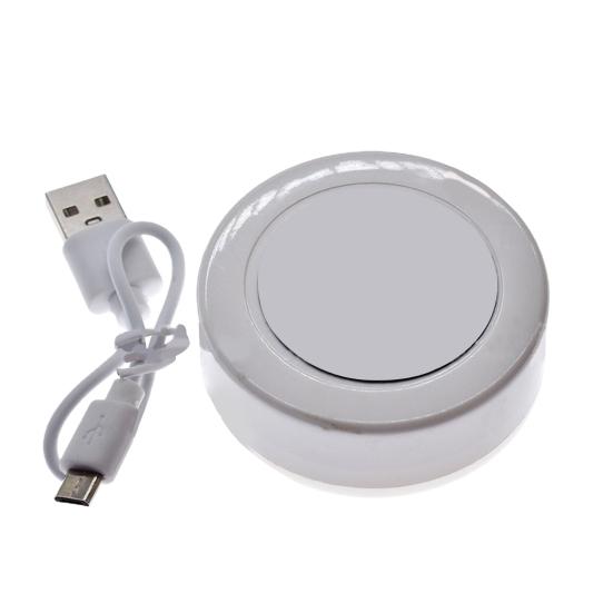 

Exquisite Dollhouse Light Compact Size Plastic 1:12 Magnetic LED Ceiling Lamp for Kids белый