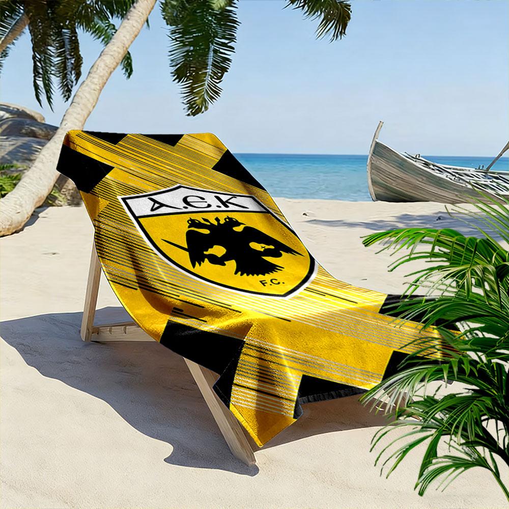 Majestic eagle emblem brilliance Print beach towel, quick drying, suitable for travel, outdoor sports, jogging, the beach and swimming, gift
