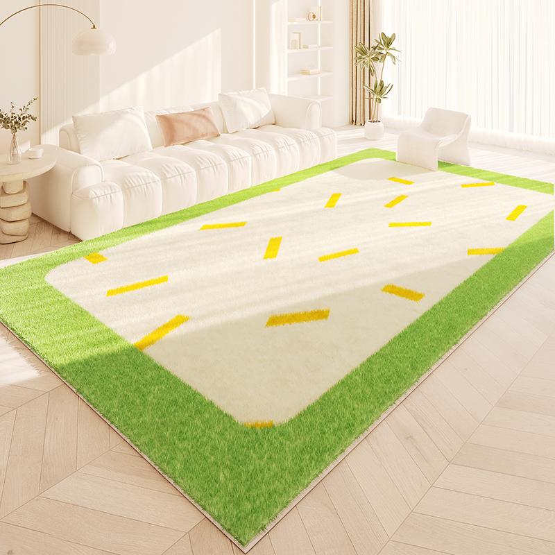 Dopamine Color Bedroom Decor Carpet Large Area Carpets for Living Room Thickend Plush Lounge Floor Mat Fluffy Soft Cloakroom Rug