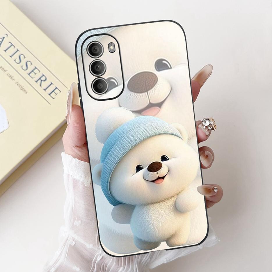 For Motorola Moto G51 G71 5G Case Moto G31 Cute Panda Cartoon Cover Soft Silicone Phone Case For Moto G71 G 31 51 MotoG51 Bumper
