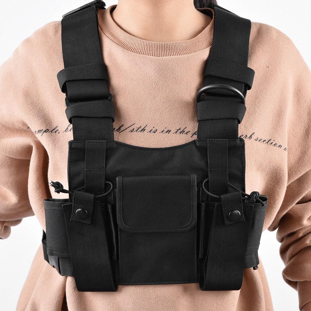 Walkie-Talkie Rucksack Brusttasche Universaltasche Hülle für Funkgerät