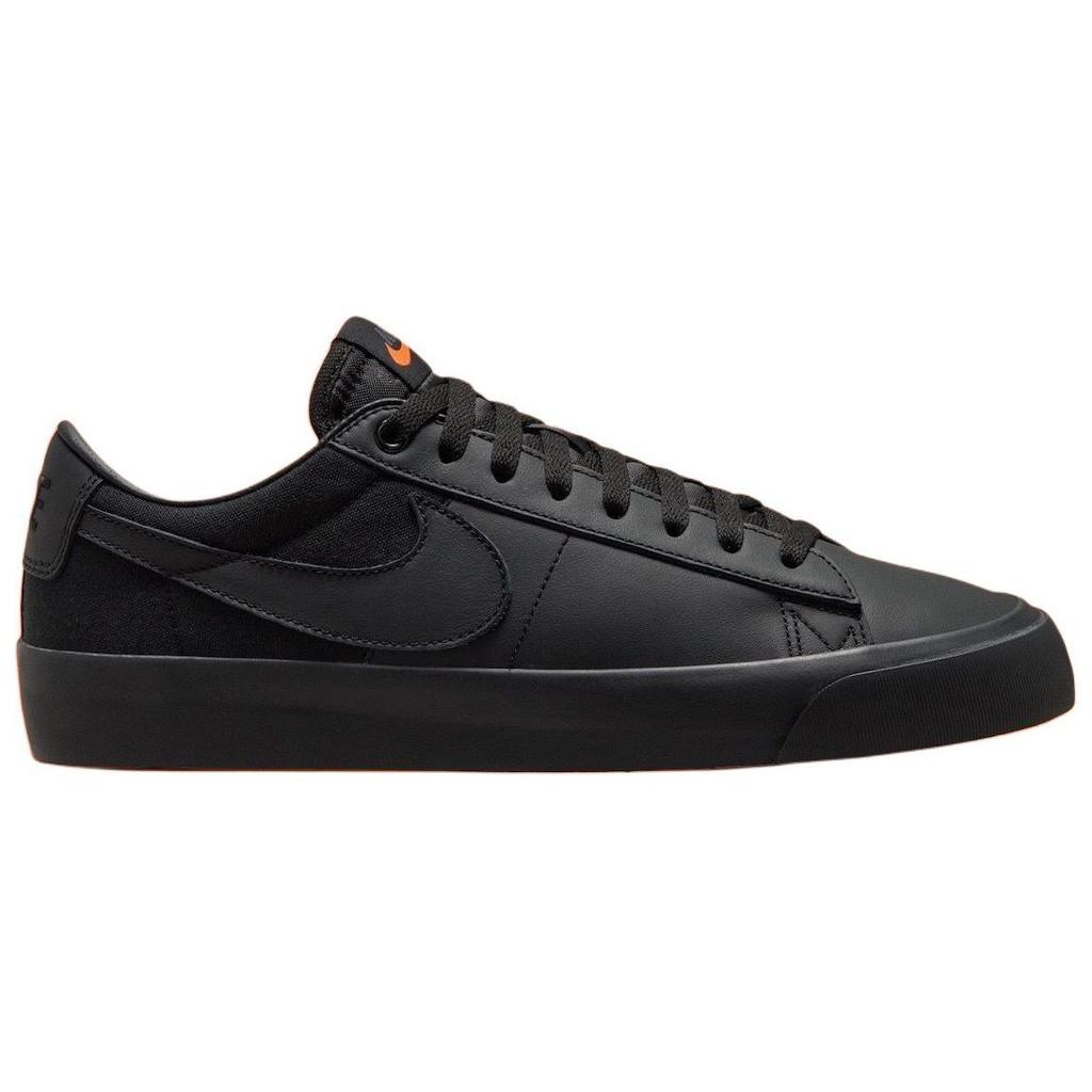 Nike Zoom Blazer Low Pro GT ISO SB Triple Black Unisex Sneaker Anthrazit Sicherheitsorange DR9099-001