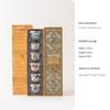 Fulu Ge Kiln Hand-painted Ceramic Gongfu Teacup Set with Gift Box and Custom Logo