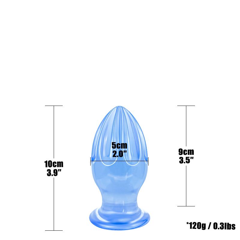 Multi-Size Eiform Analer Butt Plug Riesige Analperlen Analstimulation Expansions-Trainer Anal Sexspielzeug für Erwachsene Frau Mann