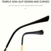 1Pcs 1 New Personalized Metal Cat Eye Frame For Men And Women Fashionable Trendy Glasses Light Pigment Lens