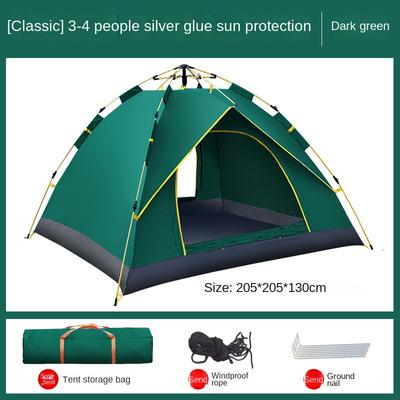 Zelt im Freien, Camping, automatisch, Campingbedarf, Sonnenschutz, regensicher, Outdoor-Ausrüstung, tragbar, baufrei