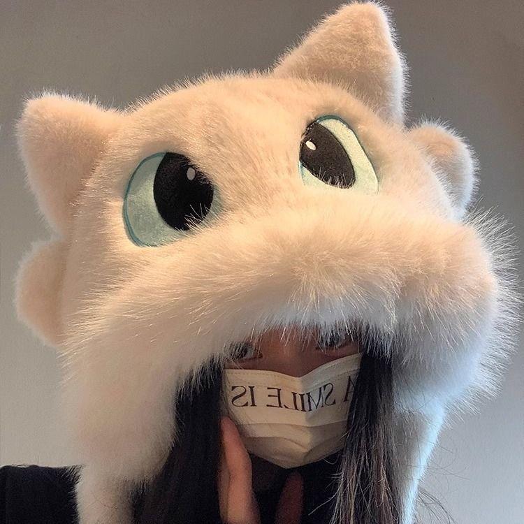 Nové Kousavé Kreativní Klobouky Cosplay Potřeby Kreslený Derivát Periferní Čepice Teplá Čepice Roztomilé Doplňky Dětský Narozeninový Dárek