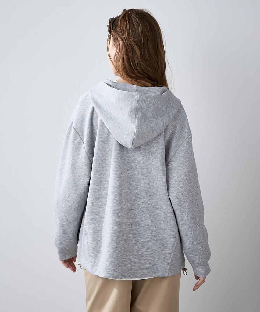Le Souk Holiday Cardboard Zip Hoodie Size L Women's (295080), Black,