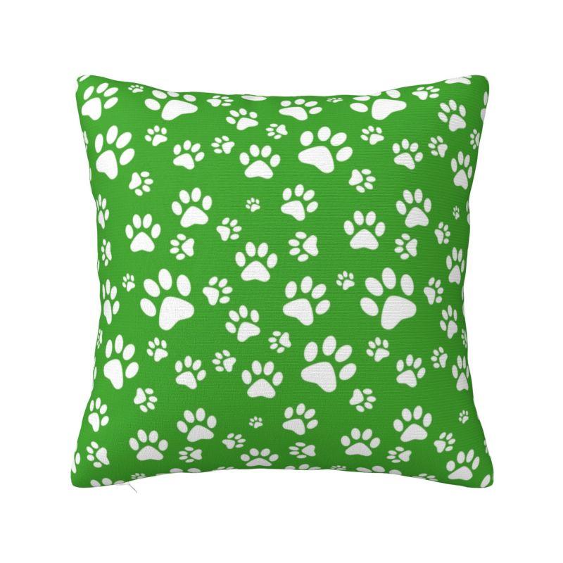 Dog Paw Cat Heart Footprints Cushion Cover 40*40 cm Polyester Throw Pillow Case Bedroom Decoration Bedding Sofa Pillowcase