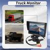 Precise 12V-24V 7 Inch TFT LCD Color HD Monitor For Car Truck CCTV Reverse Rear View Backup Camera
