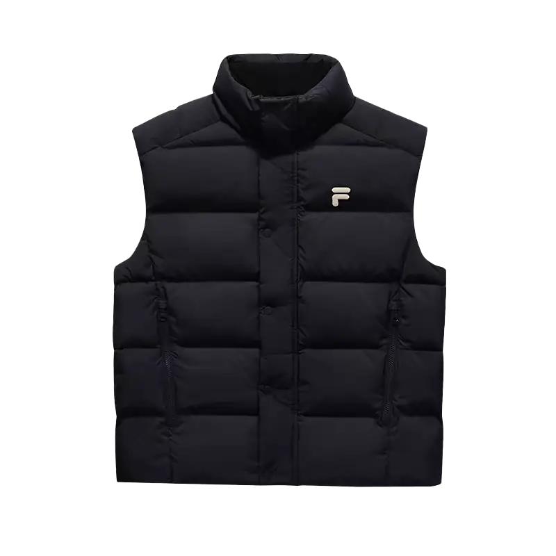 FILA Fusion Fashion Simple Loose Down Vest Unisex vest Black T11U443906F-BK
