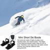 Mini-Ski-Skates Schneeschuhe Skier Snowboards Schnee-Kurzbrett Snowboard-Schuhe Verstellbare Bindungen Skischuhe Snowboard