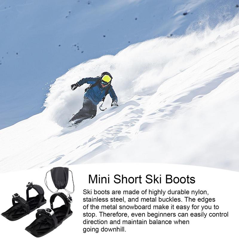 Mini-Ski-Skates Schneeschuhe Skier Snowboards Schnee-Kurzbrett Snowboard-Schuhe Verstellbare Bindungen Skischuhe Snowboard