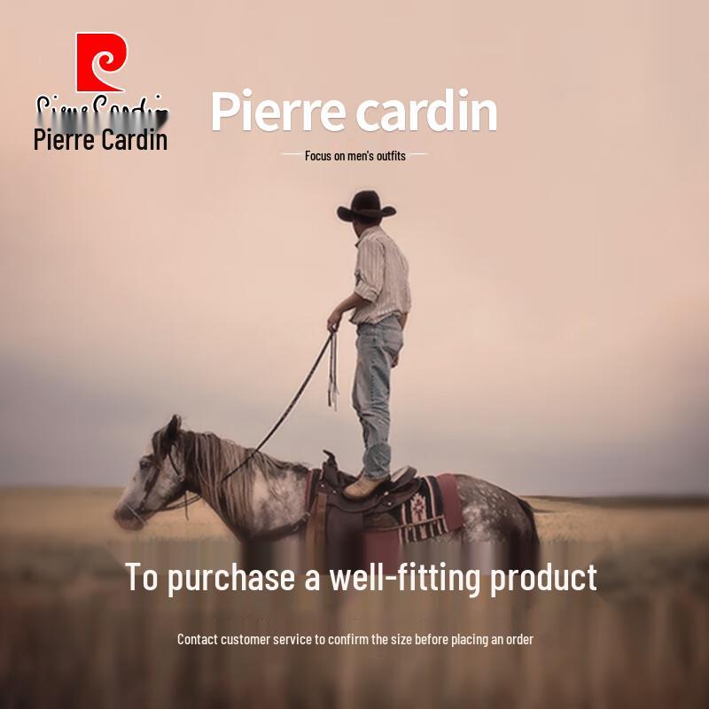 Pierre Cardin Men's Straight Fit Business Casual Long Pants