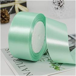 100% Polyester Single Face Satin Ribbon Roll 38 mm 1.5 Inch Custom Printed for Decoration and Wrapping