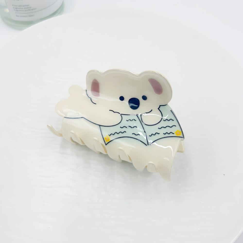 Waterproof Cartoon Animal Shark Clip Sweet Women Hair Accessories Acrylic Hair Claw  Gifts