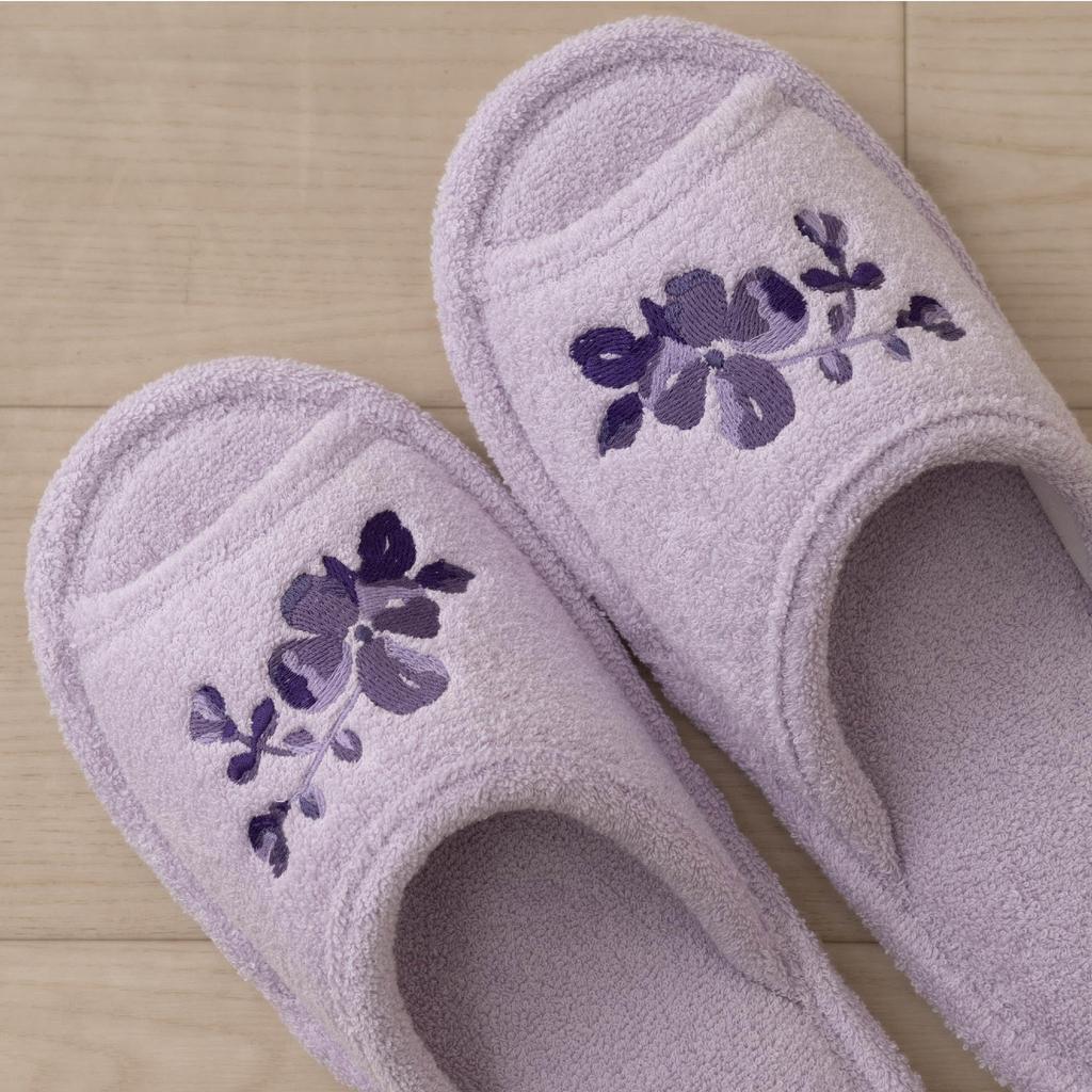 Senko [Sybilla] Compartir Toilet Slippers, One Size Fits All, Purple, 62157
