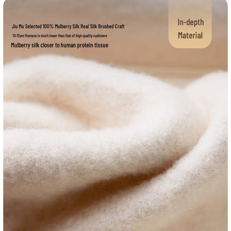 JIUMU Women's Mulberry Silk Thermal & UV Protection Face Mask