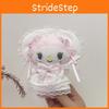 Melody Kant Bruid Pluche Sleutelhanger Met Super Zacht Kort Pluche Voor Meisjes Cadeau
