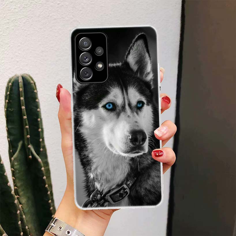Siberian Husky Dog For Samsung Galaxy A16 A15 A14 A13 A56 A55 A54 A53 Phone Case A36 A35 A34 A33 A26 A25 A24 A23 A05S A04S A03S