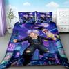 Duvet Cover Anime Dragon Ball Bedding Set Goku Quilt Cover Pillowcase Double Queen King Size Kids Bedroom Home Textile