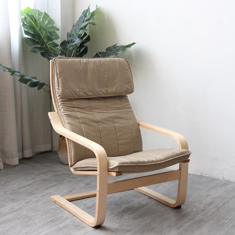 Birch Wood Recliner Bonn Armchair - Adult Leisure Chair for Balcony and Pregnant Women.