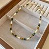 Cherry Gummy Crystal Heart Beaded Stackable Necklace - Summer Collarbone Chain Exquisite Design