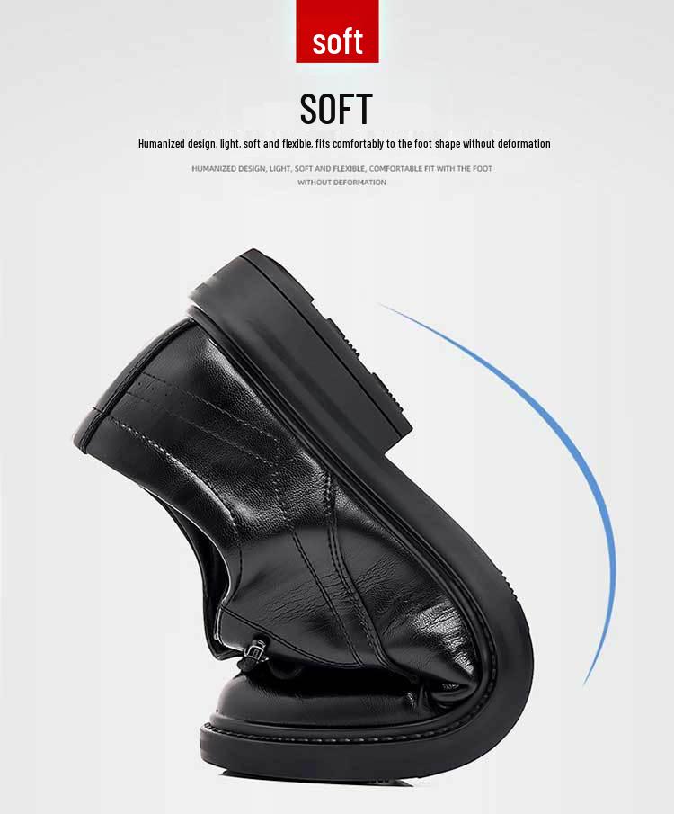 Men's Soft Leather Formal Shoes - Casual, Business, Wedding & Groomsman Styles