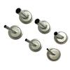 Set of 6 45 Degree Bent Curved Heat Nozzles for QUICK 861DW Hot Air Rework Station Soldering Equipment Accessories