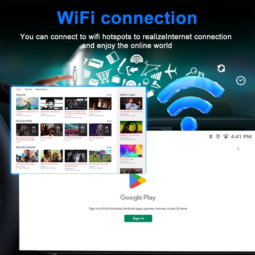 2 Din Android 13 Auto-Multimedia-Player Für Ford F150 F250 F350 Escape Explorer Edge E150 Stereo Mustang Navi GPS Carplay