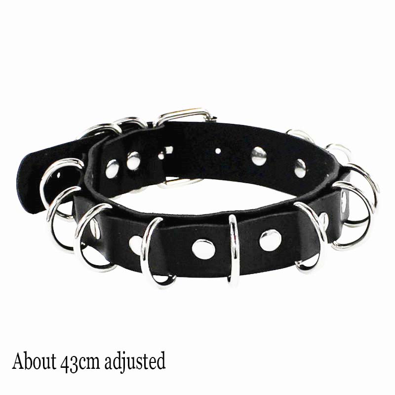 Femeie Negru Punk Guler Choker Colier Sexy Piele PU Lacăt Inimă Cheie Spike Choker Gothic Accesorii Cosplay Bijuterii Petrecere