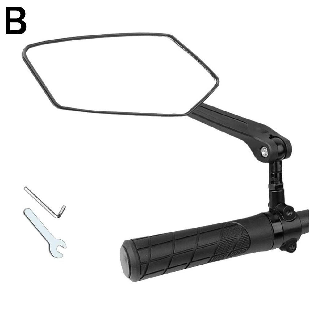 Rotatable Handlebar Mirror Clear Rearview Electric Scooter Cycling Bicycle Accessorie Bike Rear View Mirror Reflector Adjustable
