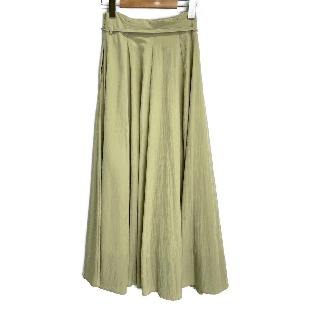 CLANE 12109-6212 2WAY Suspender Maxi Skirt skirt 1 Light greenUsed