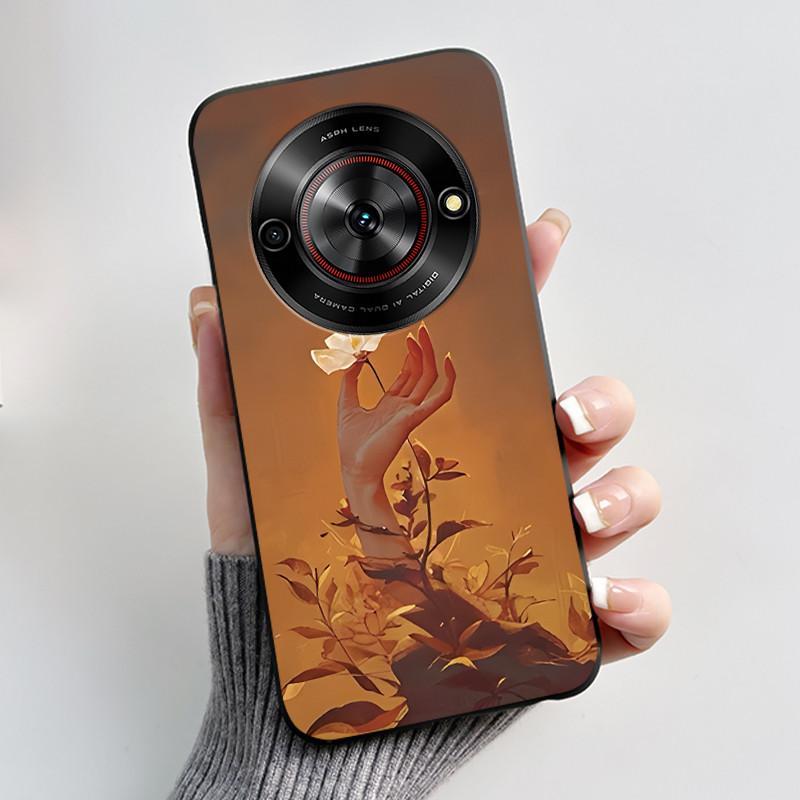 Phone Casing For ZTE Blade A75 5G Z2357N Nubia Focus 5G Case Luxury Dragon Cute Cool Boys Girls Black Soft TPU Back Shell Cover
