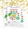 Darling Souvenir White Birthday Invitation Card Printable Fill or Write In Blank Invites Party Supplies Pack Of 28 5 X 7